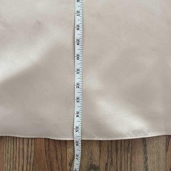 White House Black Market Strapless Ivory & Black Lace Dress - Picture 4 of 10